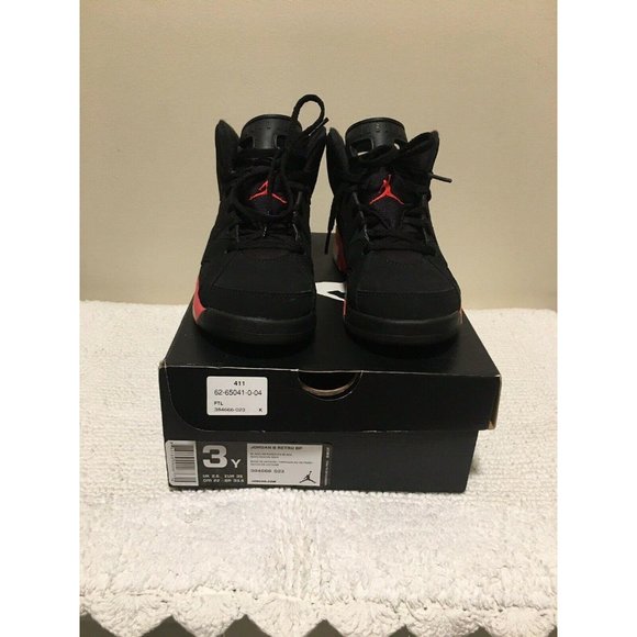 Nike Air Jordan 6 Retro Basketball Shoes - Size 3Y - Picture 2 of 6